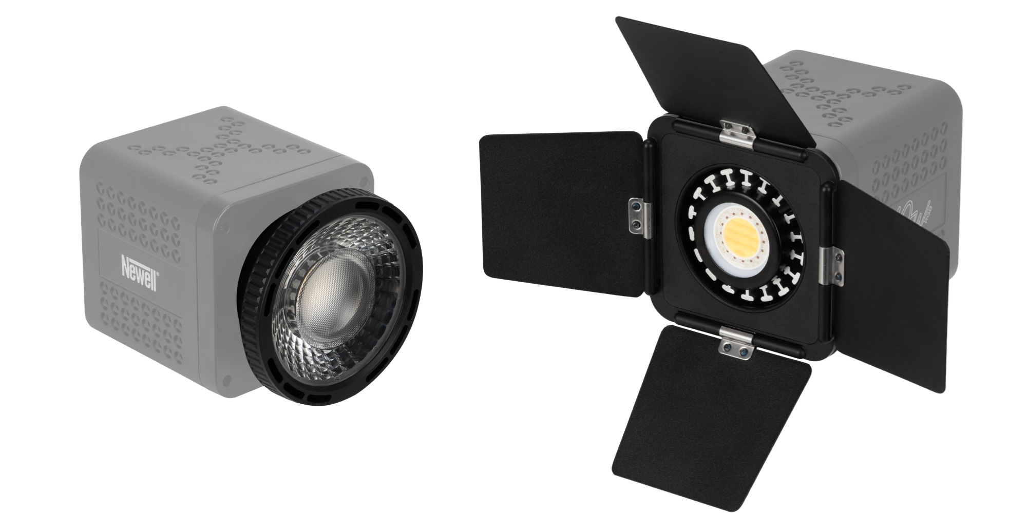 Zestaw Newell - Mini Bowens - wrota + soczewka skupiająca